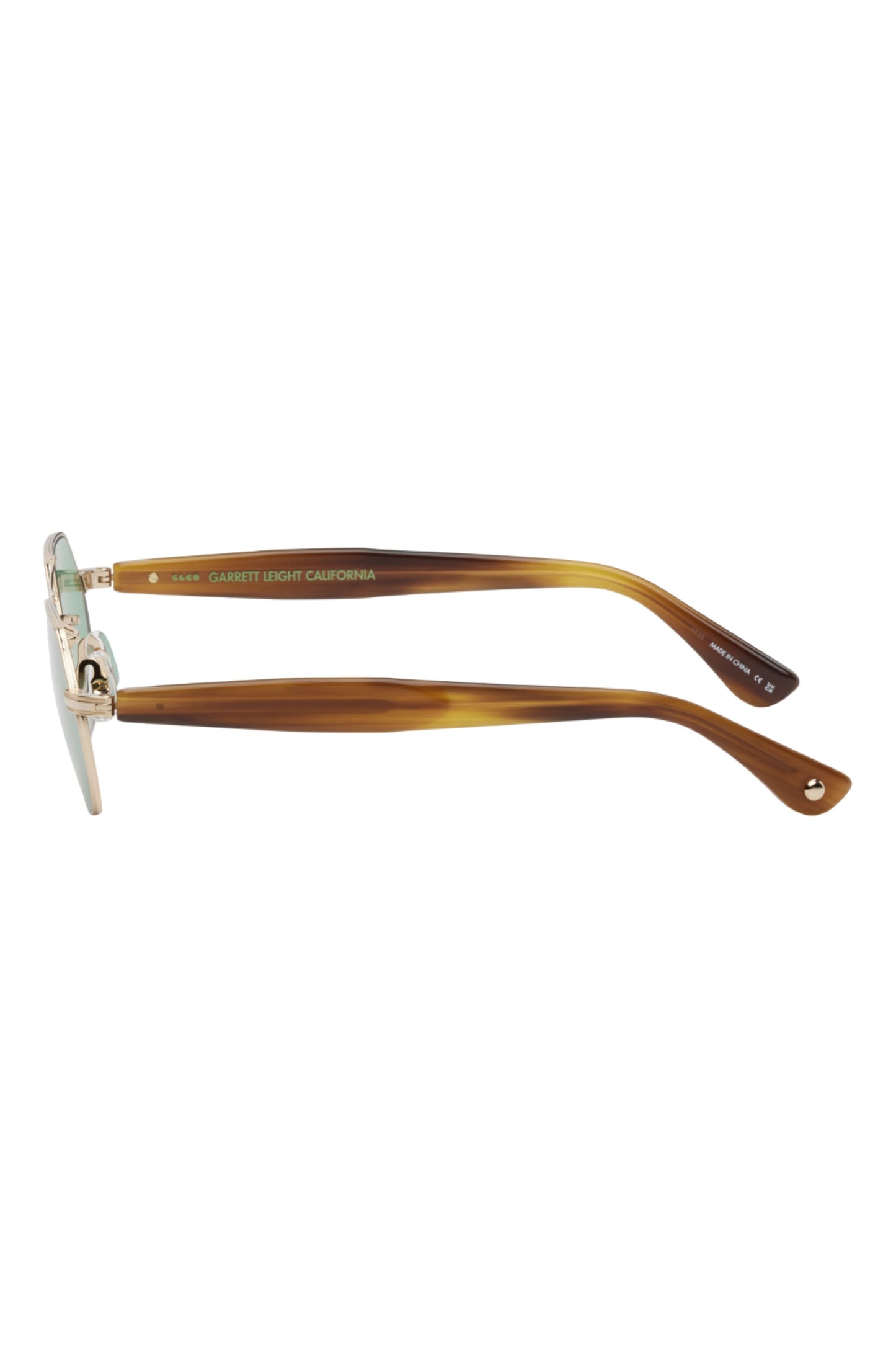 Garrett Leight Goldie Sun Blonde-Tortoise