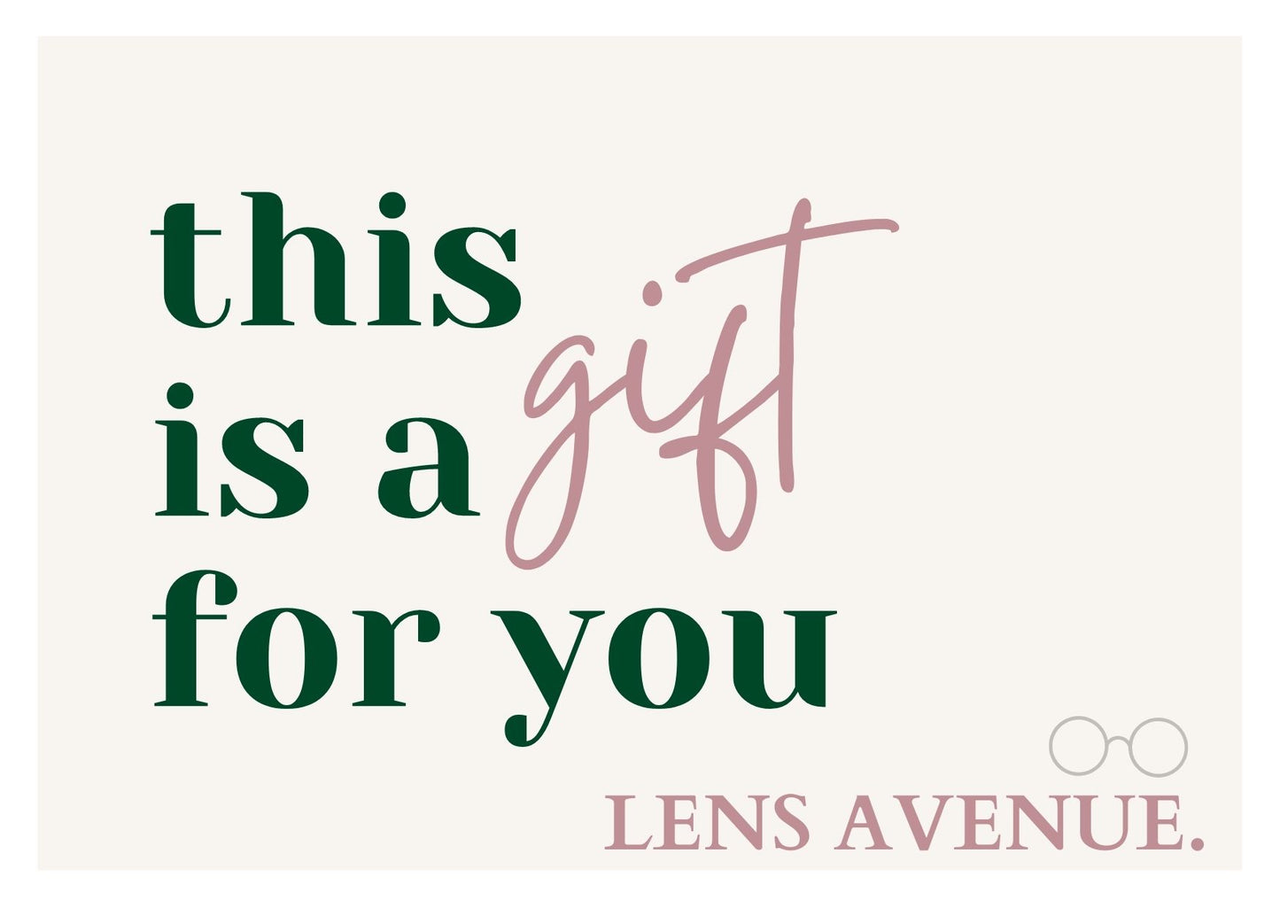 Lens Avenue Gift Card